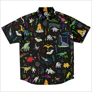 Personalized Dinogeddon Button-Up Shirt