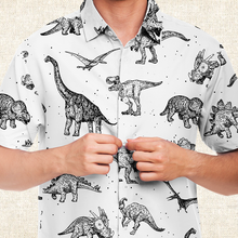 Load image into Gallery viewer, Personalized Dinoriffic Button-Up Shirt