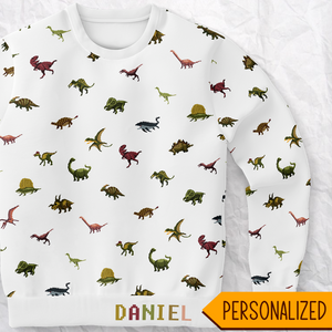 Personalized Pixelsaurs Sweatshirt