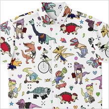 Load image into Gallery viewer, Personalized Dino Swag Button-Up Shirt