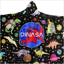 Load image into Gallery viewer, Personalized Dinasa Hooded Blanket