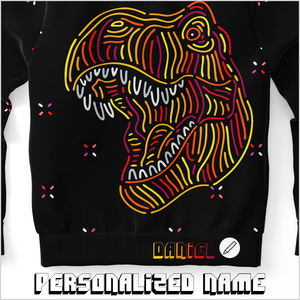 Personalized Dino Glitz Sweatshirt