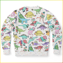 Load image into Gallery viewer, Personalized Jolly Dinos Christmas Sweatshirt