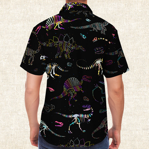 Personalized Fossil Fling Button-Up Shirt