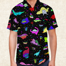 Load image into Gallery viewer, Personalized Chewrassic World Button-Up Shirt