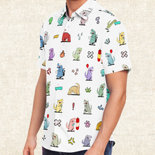 Load image into Gallery viewer, TRYrannosaurus Rex Button-Up Shirt
