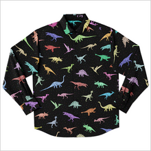 Load image into Gallery viewer, Personalized Dinomite Long Sleeve Button Shirt
