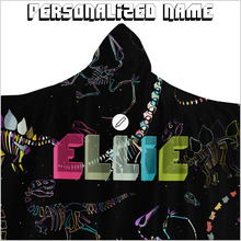 Load image into Gallery viewer, Personalized Fossil Fling Hooded Blanket