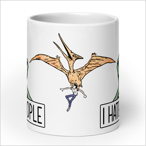 Dino Hate People XL Mug