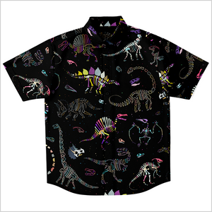 Personalized Fossil Fling Button-Up Shirt