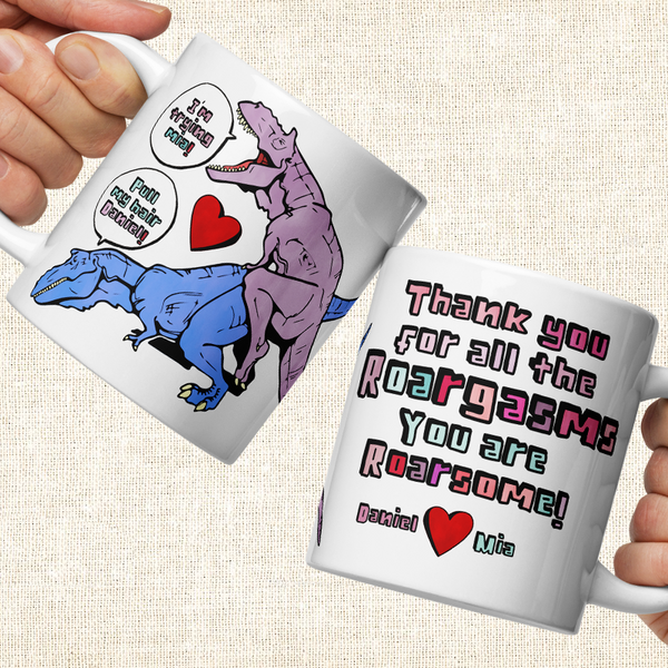 Personalized Roarsome Roargasms XL Mug