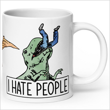 Load image into Gallery viewer, Dino Hate People XL Mug