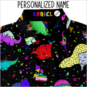 Personalized Chewrassic World Button-Up Shirt