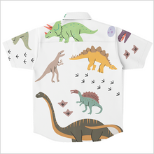 Load image into Gallery viewer, Personalized Gentle Dinos Button-Up Shirt