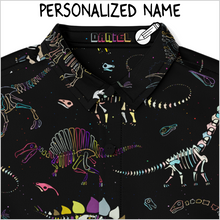Load image into Gallery viewer, Personalized Fossil Fling Youth Button-Up Shirt