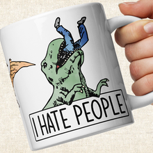 Load image into Gallery viewer, Dino Hate People XL Mug