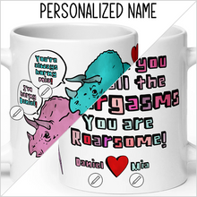 Load image into Gallery viewer, Personalized Horny Roargasms XL Mug