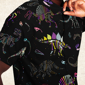 Personalized Fossil Fling Button-Up Shirt