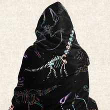 Load image into Gallery viewer, Personalized Fossil Fling Hooded Blanket
