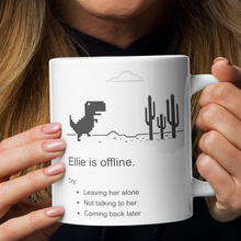 Load image into Gallery viewer, Personalized Offline Dino XL Mug
