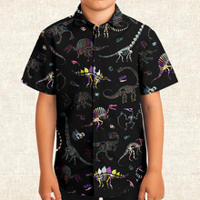 Load image into Gallery viewer, Personalized Fossil Fling Youth Button-Up Shirt