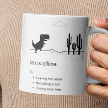 Load image into Gallery viewer, Personalized Offline Dino XL Mug