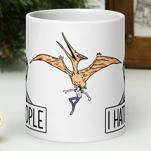 Dino Hate People XL Mug
