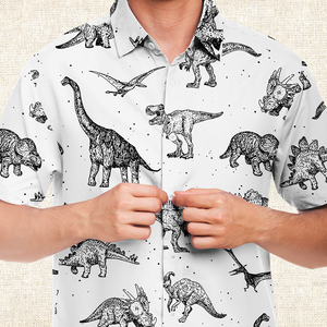 Personalized Dinoriffic Button-Up Shirt