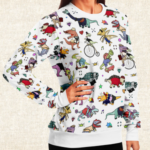 Personalized Dino Swag Sweatshirt