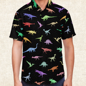 Personalized Dinomite Button-Up Shirt