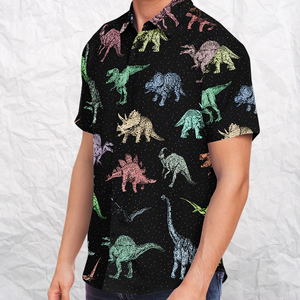 Personalized Dinotastic Button-Up Shirt