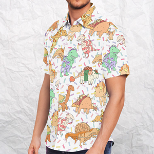 Personalized Chewrassic Park Button-Up Shirt