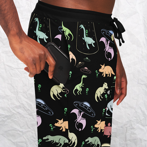 Personalized Dino Abduction Sweatpants