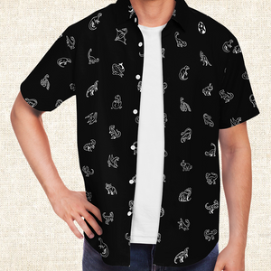 Personalized Dicons Button-Up Shirt
