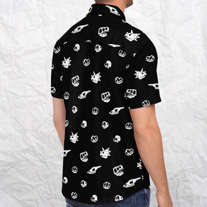 Personalized Death & Dinos Button-Up Shirt