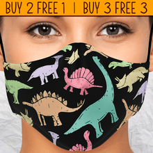 Load image into Gallery viewer, Personalized Dino Joy Face Mask