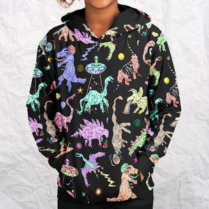 Personalized Dope Dinos Youth Hoodie
