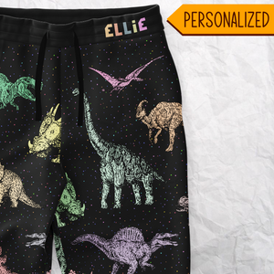 Personalized Dinotastic Sweatpants