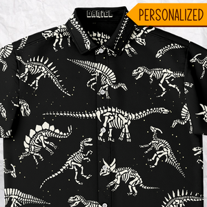 Personalized Diggin' Dinos Button-Up Shirt