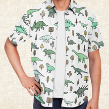 Load image into Gallery viewer, Personalized Dinodyssey Button-Up Shirt