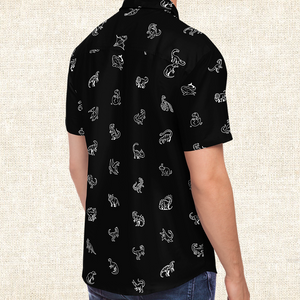 Personalized Dicons Button-Up Shirt