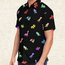 Load image into Gallery viewer, Personalized Digi Dinos Button-Up Shirt