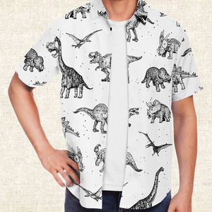 Personalized Dinoriffic Button-Up Shirt
