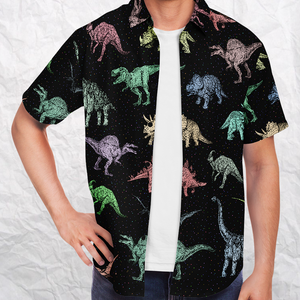 Personalized Dinotastic Button-Up Shirt
