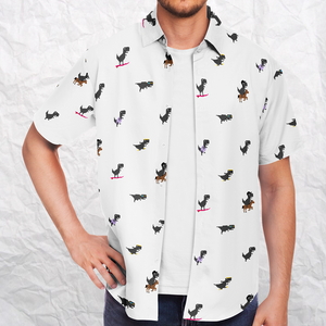 Personalized Olympian Rex Button-Up Shirt