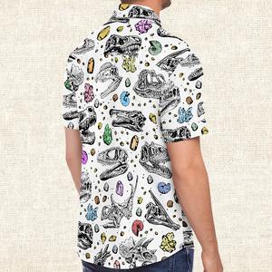 Personalized Dino Relics Button-Up Shirt