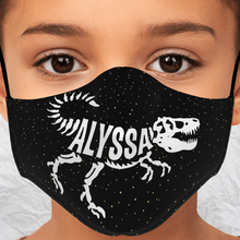 Load image into Gallery viewer, Personalized Tyrant Fossil Face Mask