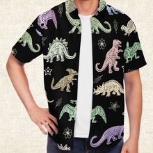 Load image into Gallery viewer, Personalized Dino Dawn Button-Up Shirt