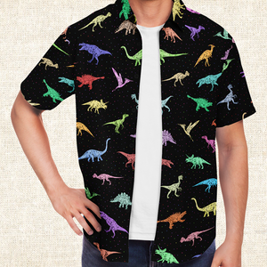Personalized Dinomite Button-Up Shirt