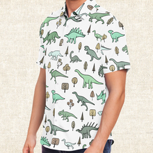Load image into Gallery viewer, Personalized Dinodyssey Button-Up Shirt
